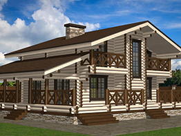 Готовые коттеджи в поселке