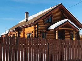 Дачи из бревна
