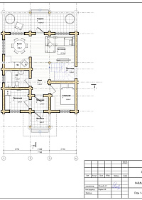 План первого этажа
