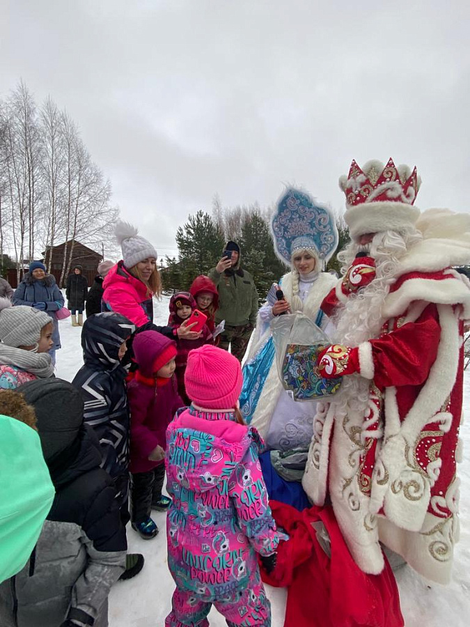 Зима на Романовских дачах 2023 год