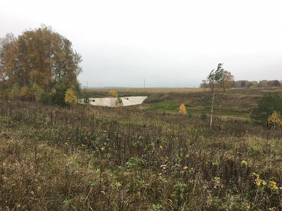 Осень 2016 г. Строительство пруда РД-3