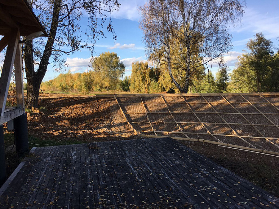 Осень 2016 г. Строительство пруда РД-3