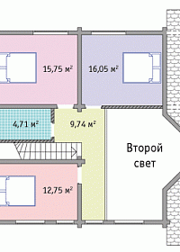 План второго этажа