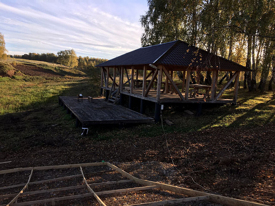 Осень 2016 г. Строительство пруда РД-3