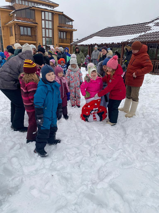 Зима на Романовских дачах 2023 год