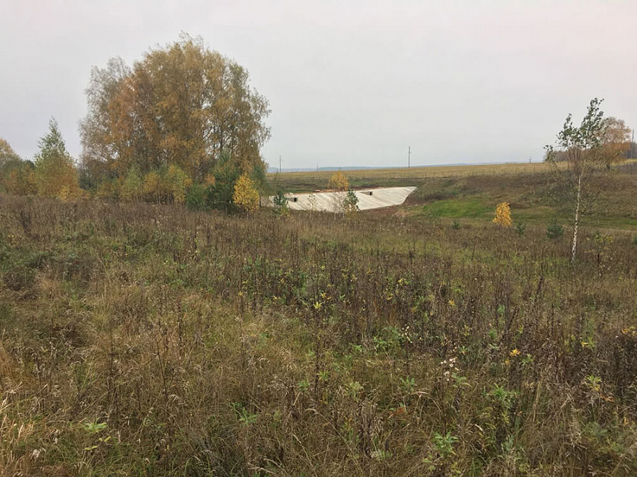 Осень 2016 г. Строительство пруда РД-3