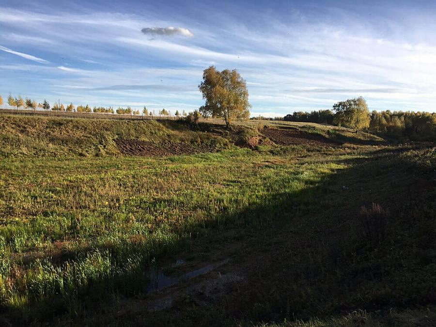 Осень 2016 г. Строительство пруда РД-3